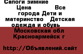 Сапоги зимние Skandia Tex › Цена ­ 1 200 - Все города Дети и материнство » Детская одежда и обувь   . Московская обл.,Красноармейск г.